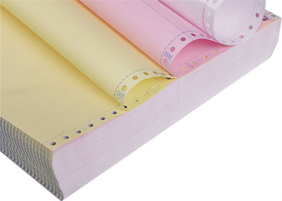 210mmx101mm 80 papier d'imprimerie continu blanc d'ordinateur des CB CMYK