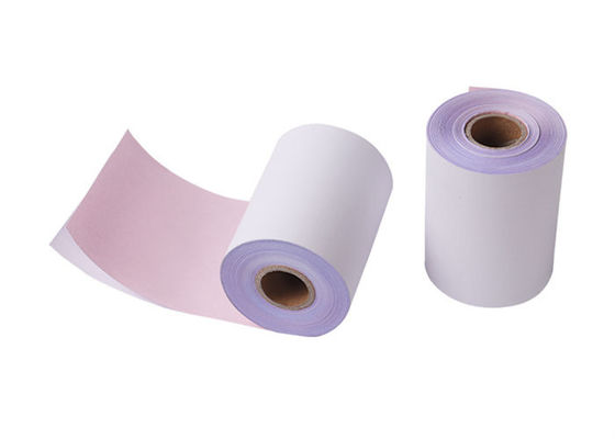 La position pré imprimée 50gsm a adapté 60um le reçu aux besoins du client thermique Rolls de papier