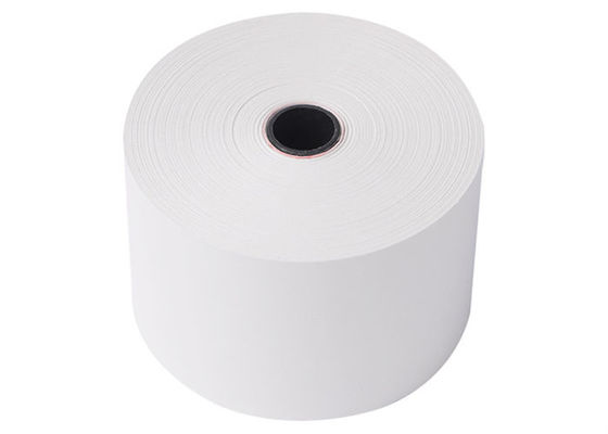 papier thermosensible Rolls de position du noyau 12mm en plastique ISO9001 de 65g 57X40mm