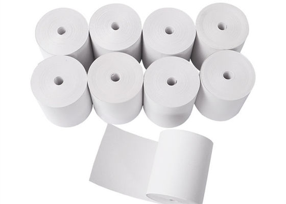 Papier thermosensible Rolls de position de la plaine blanche 65gsm 57mmx40mm