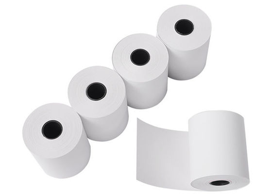 2 1/4&quot; X 50' le noyau en plastique fait sur commande 70gsm ont imprimé le papier thermosensible Rolls