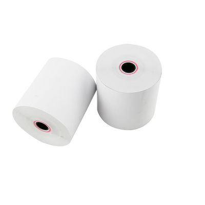 le bois pur de 3 pouces 48gsm pâte 57mm x papier thermosensible imprimé par 40mm Rolls