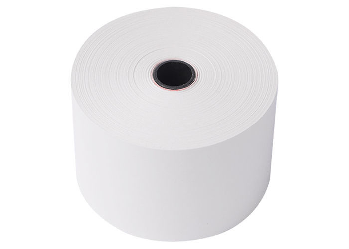 Le noyau en plastique bois pur de 3 pouces pâte 57mm x papier thermosensible imprimé par 40mm Rolls